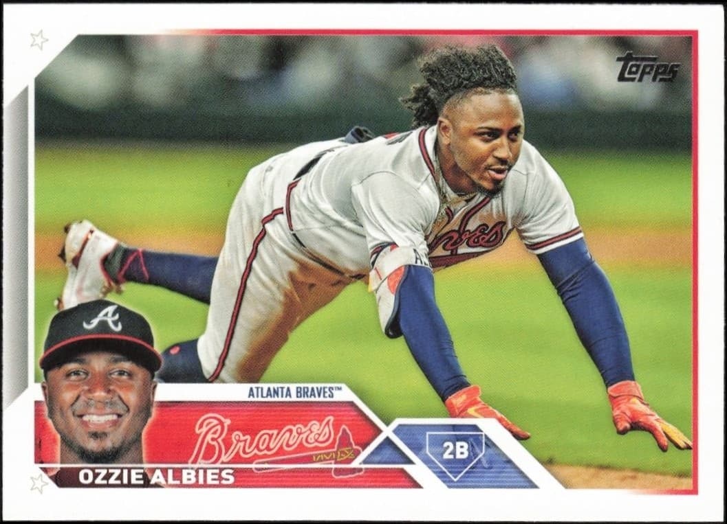 2023 Topps Series 1 Ozzie Albies #81 trading card