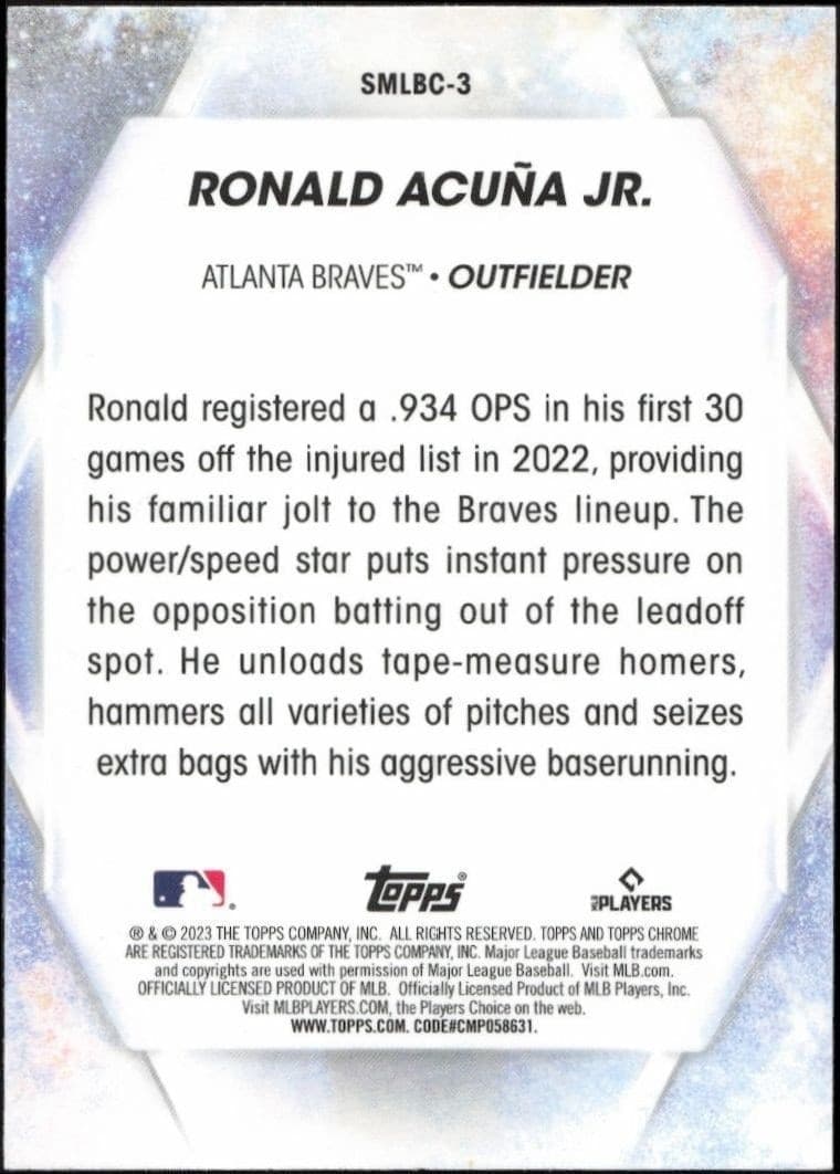 Ronald Acuña Jr. - Back