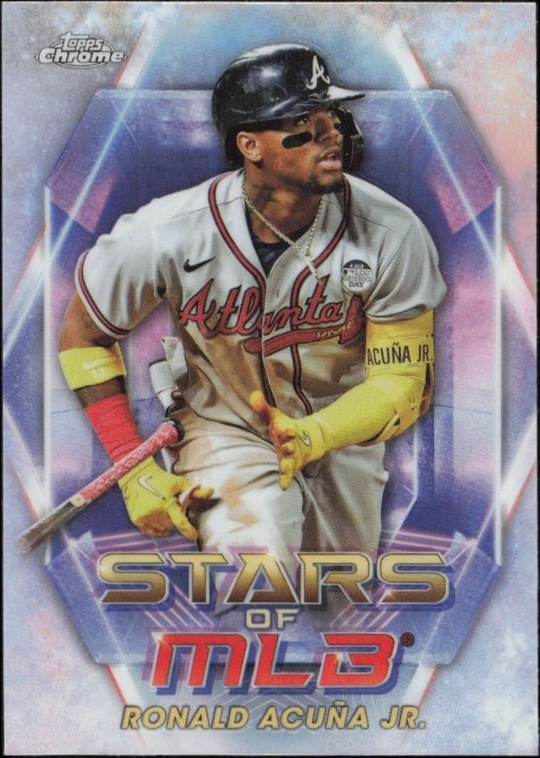 2023 Topps Series 1 Ronald Acuña Jr. #SMLBC-3 trading card