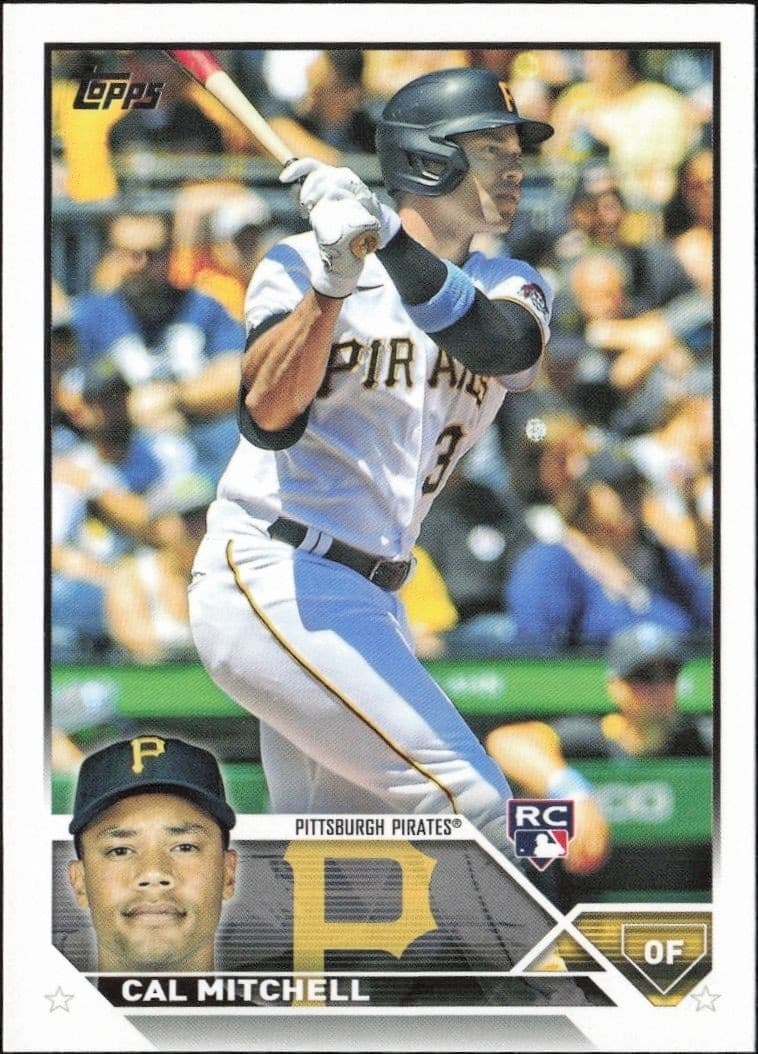 2023 Topps Series 1 Cal Mitchell #313 trading card