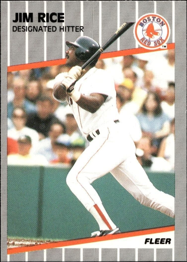 1989 Fleer Jim Rice #97 trading card