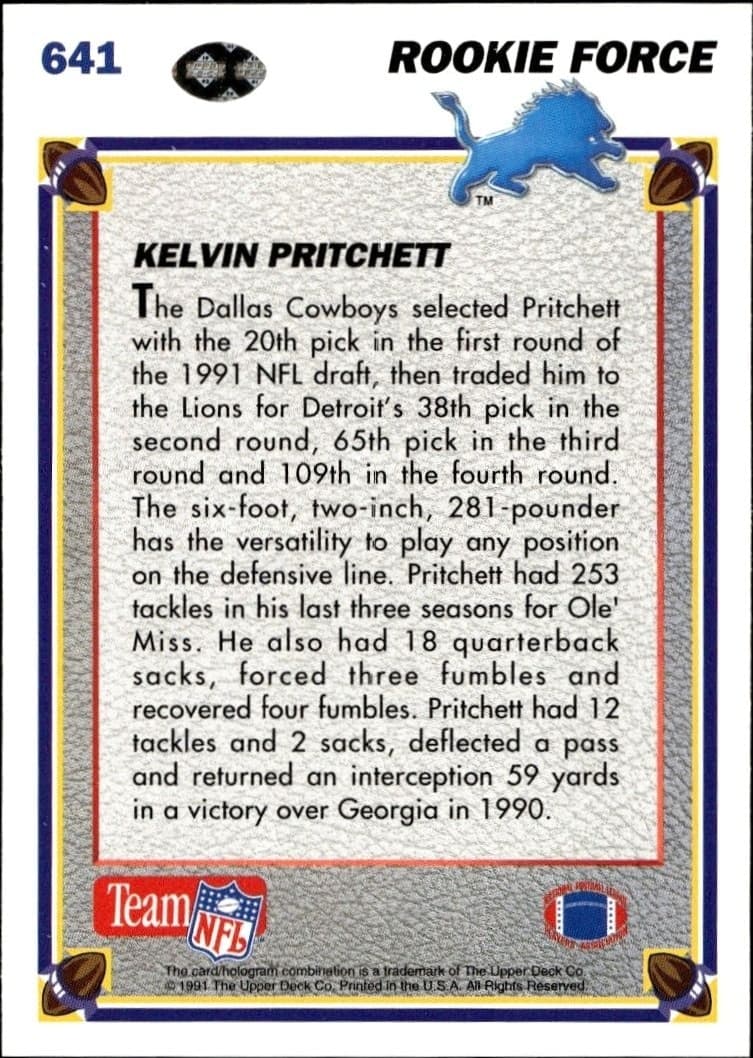 Kelvin Pritchett - Back