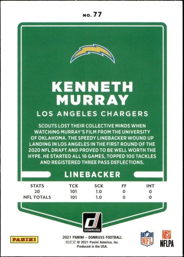Kenneth Murray - Back