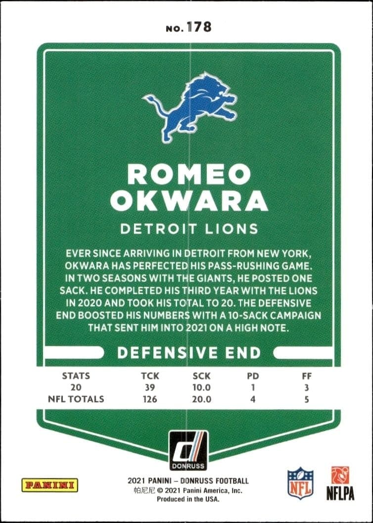 Romeo Okwara - Back