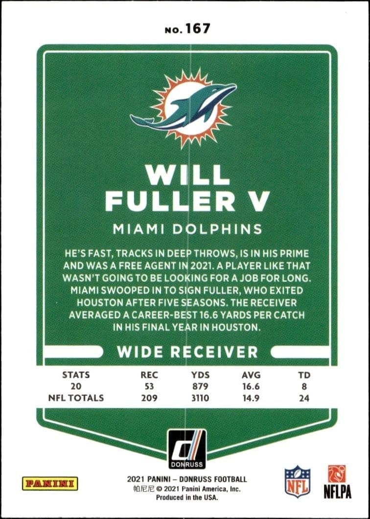 Will Fuller V - Back