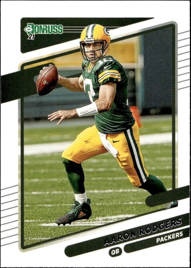 2021 Panini Donruss Aaron Rodgers #155 trading card