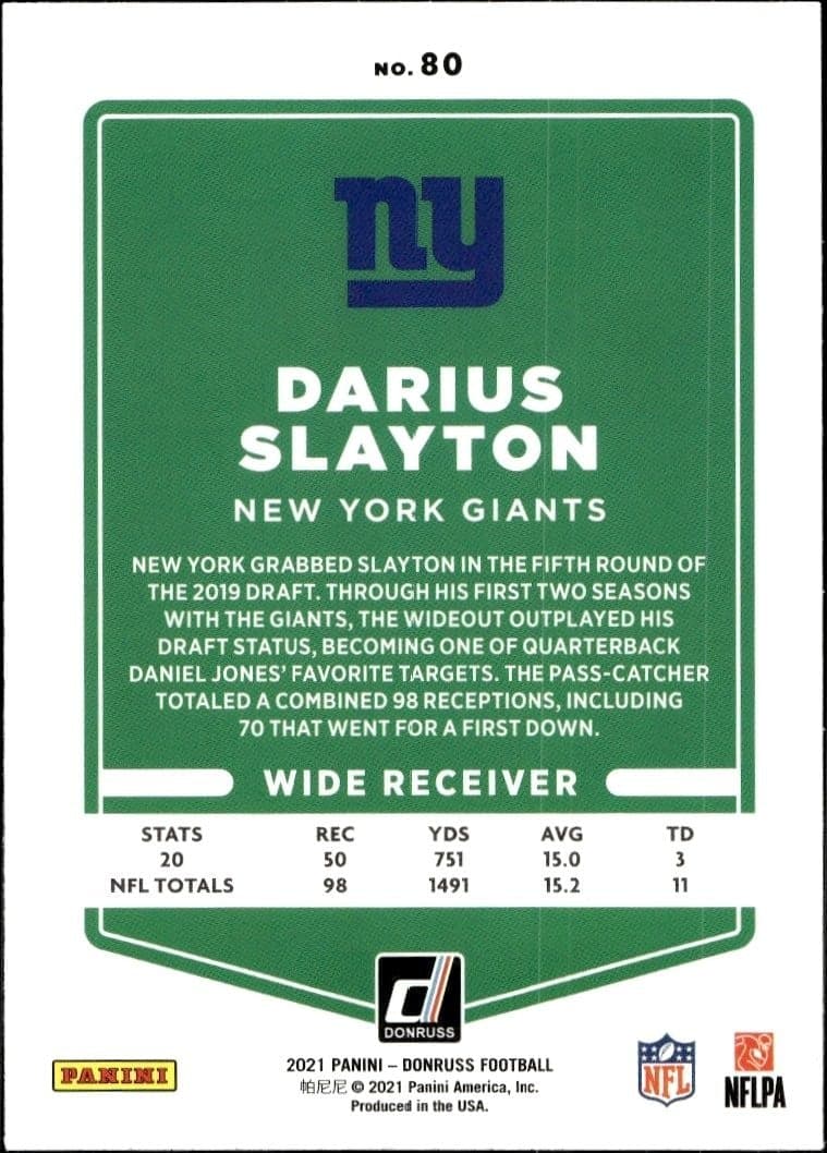 Darius Slayton - Back