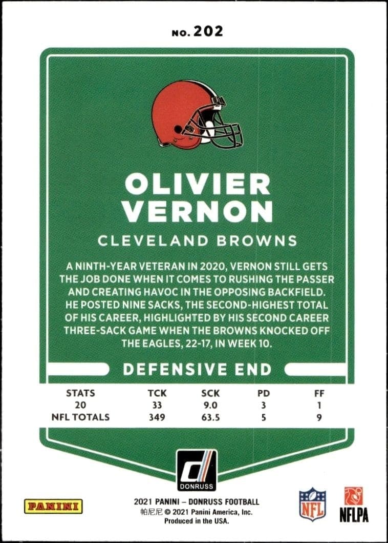 Olivier Vernon - Back