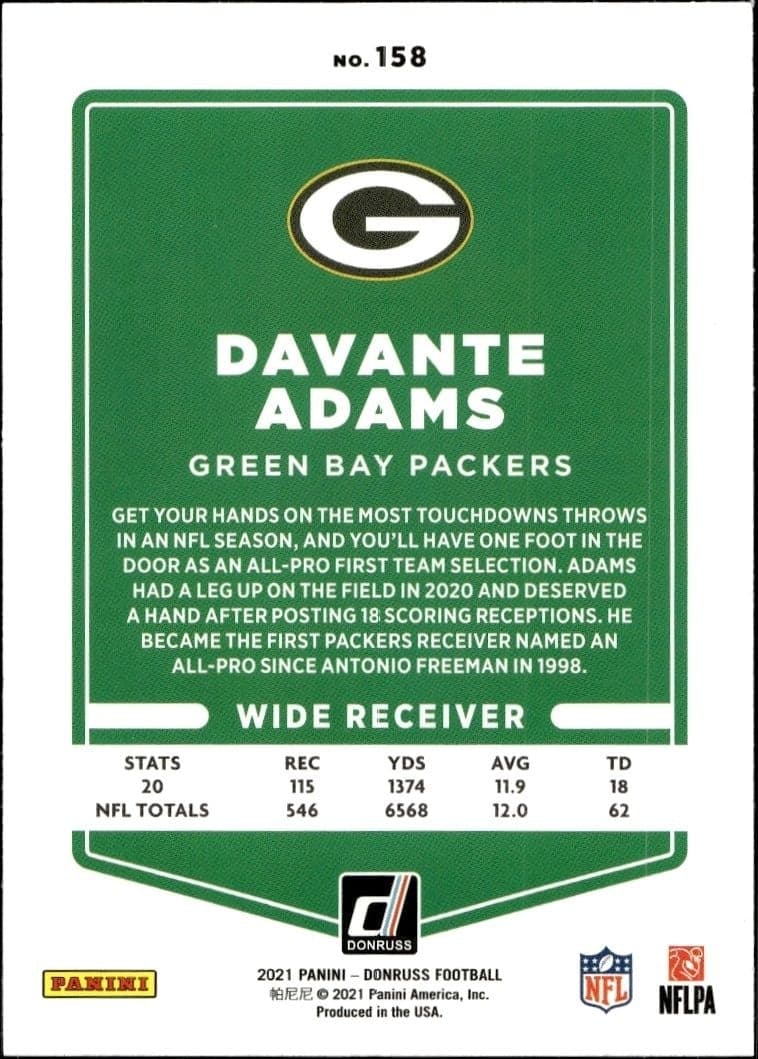 Davante Adams - Back