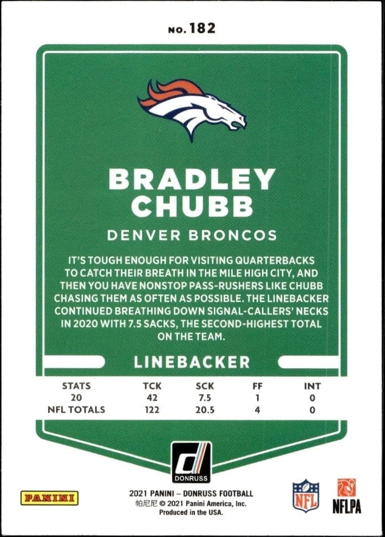 Bradley Chubb - Back