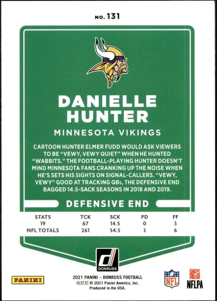 Danielle Hunter - Back
