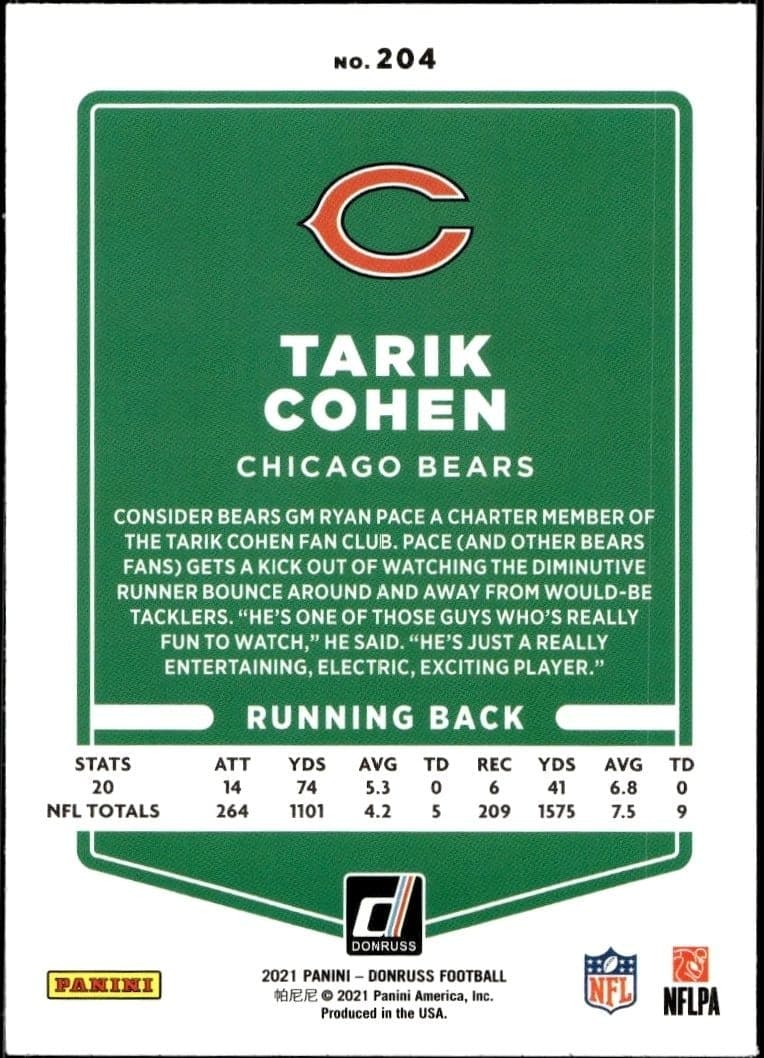 Tarik Cohen - Back