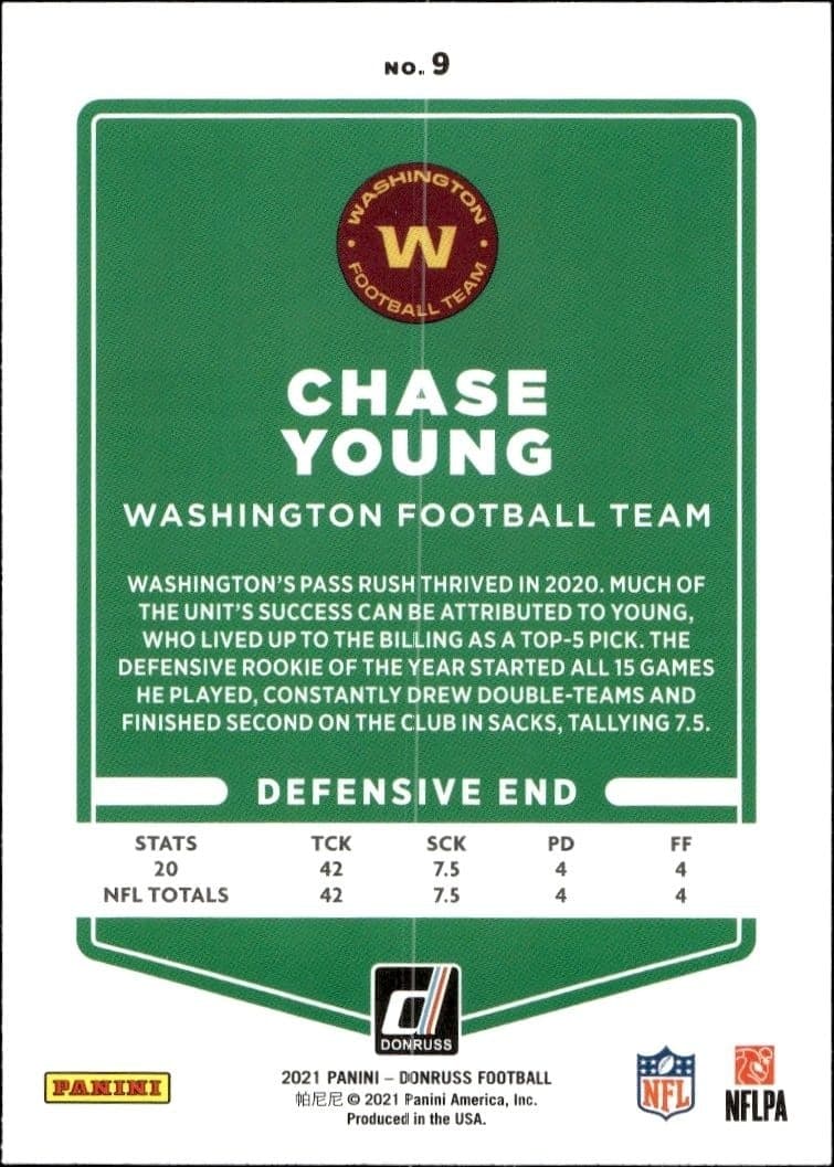 Chase Young - Back