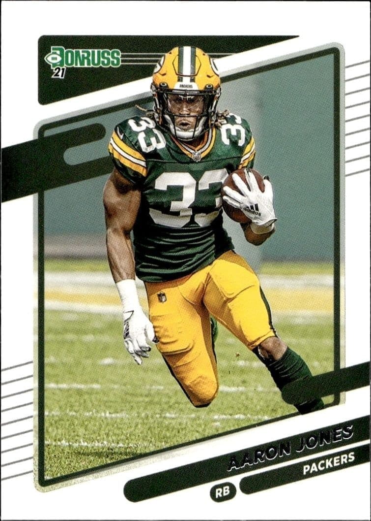 2021 Panini Donruss Aaron Jones #157 trading card