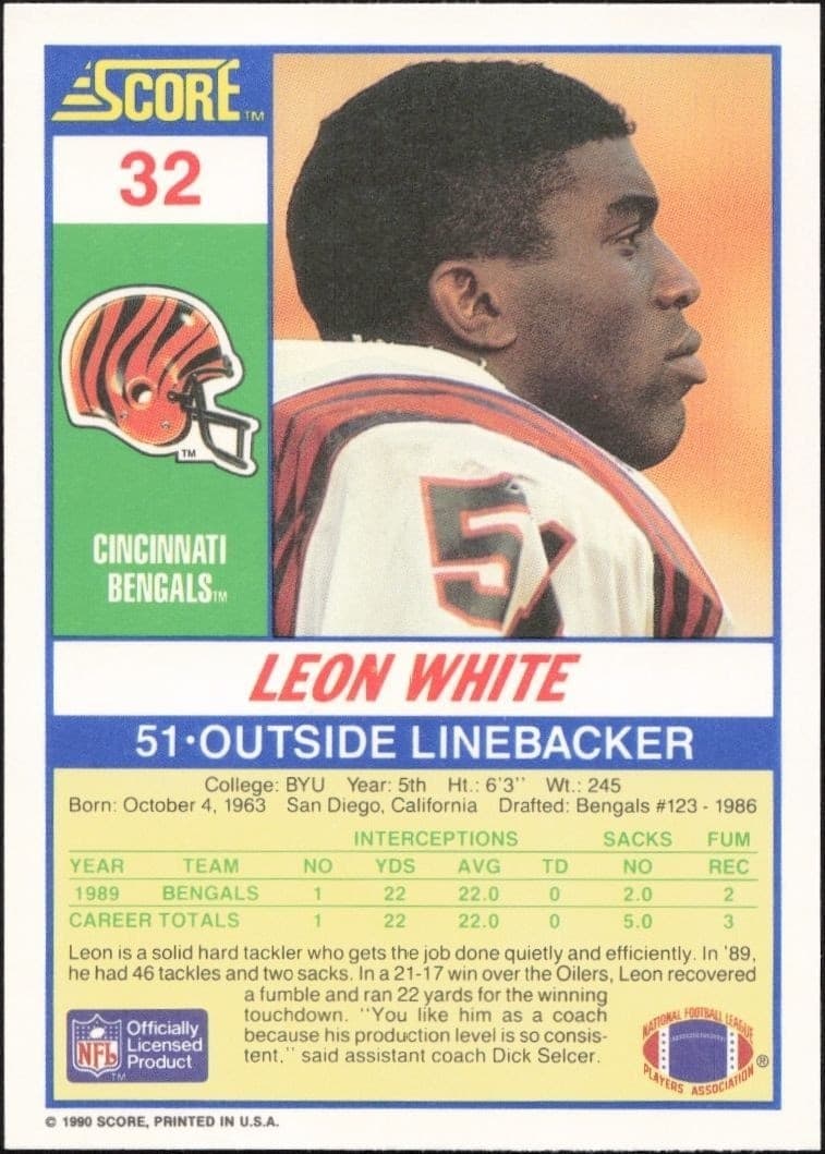 Leon White - Back