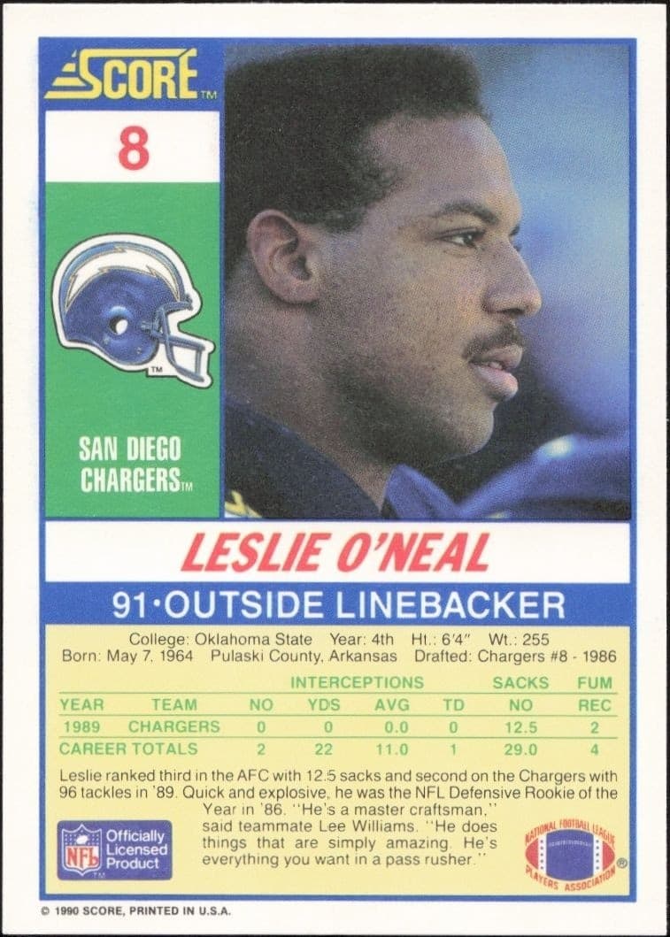 Leslie O'Neal - Back