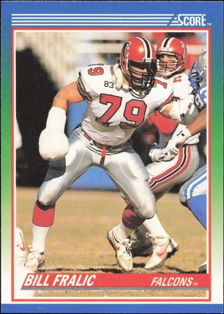 1990 Score Bill Fralic #7 trading card
