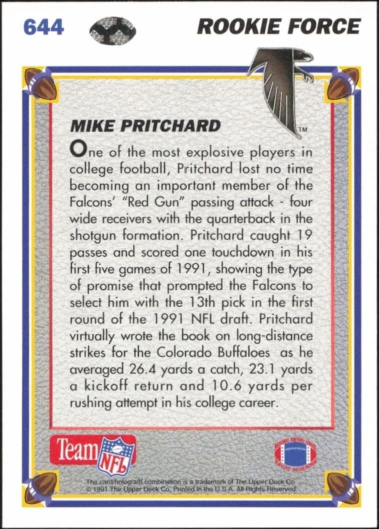 Mike Pritchard - Back