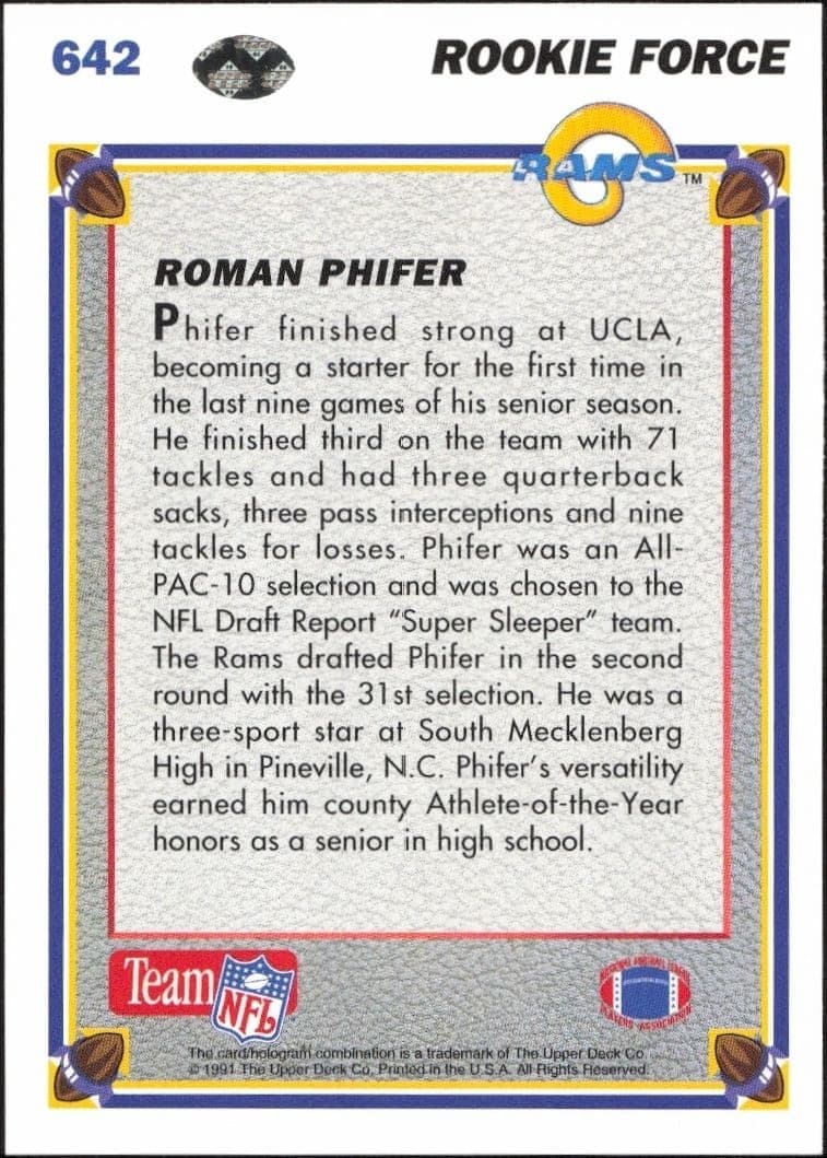 Roman Phifer - Back
