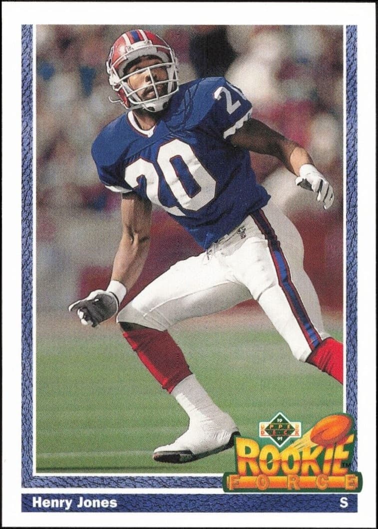 1991 Upper-Deck Henry Jones #615 trading card