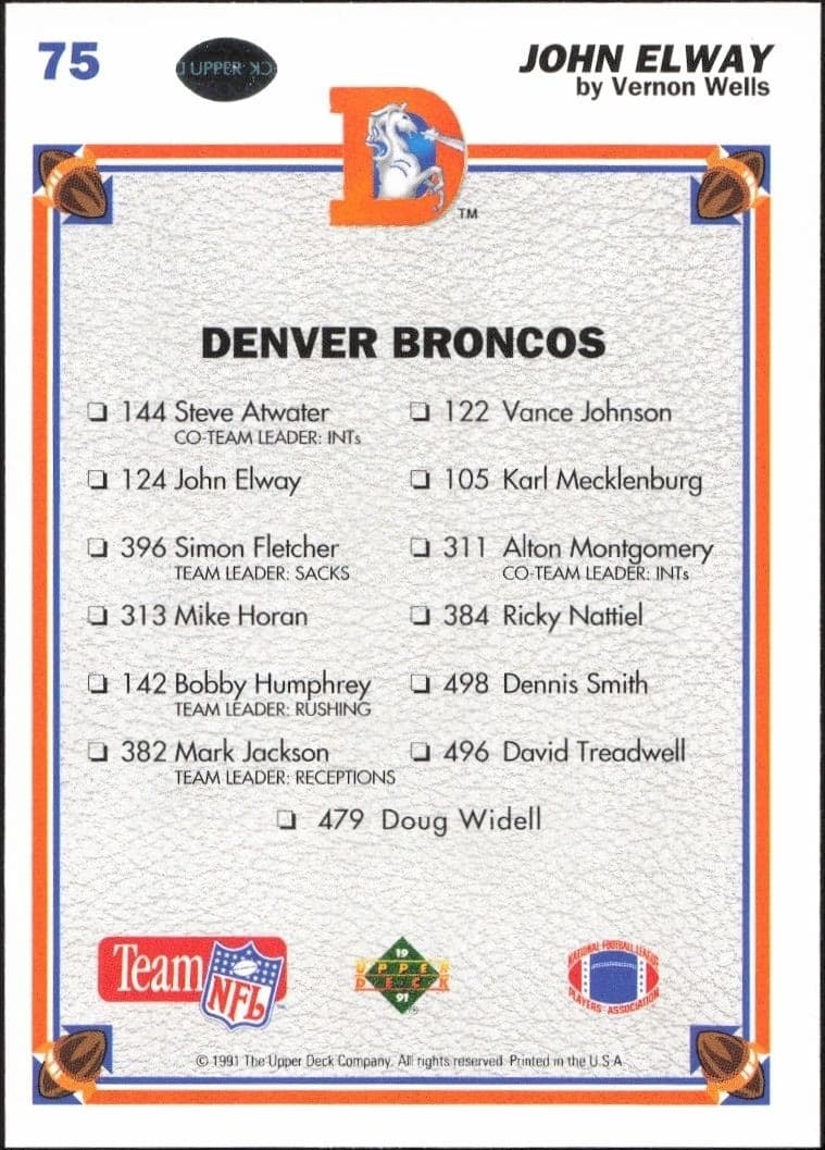 John Elway - Back
