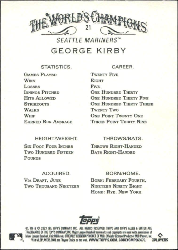 George Kirby - Back