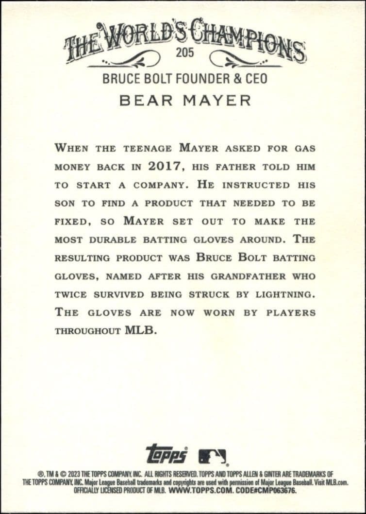 Bear Mayer - Back