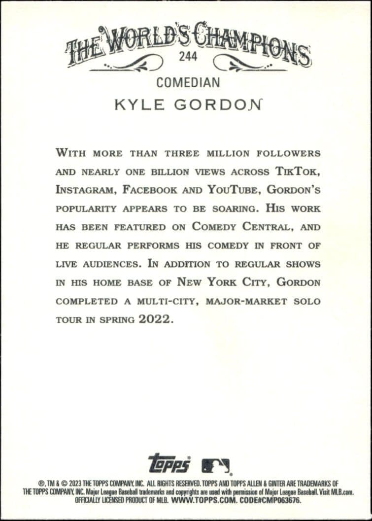 Kyle Gordon - Back