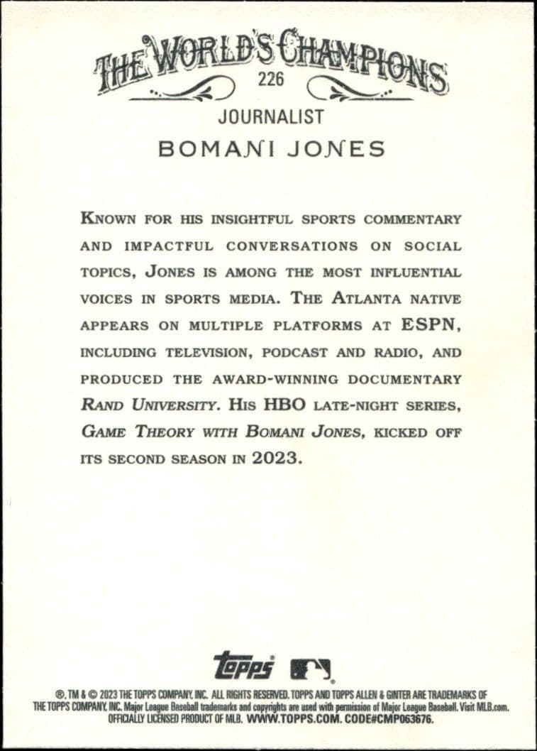 Bomani Jones - Back