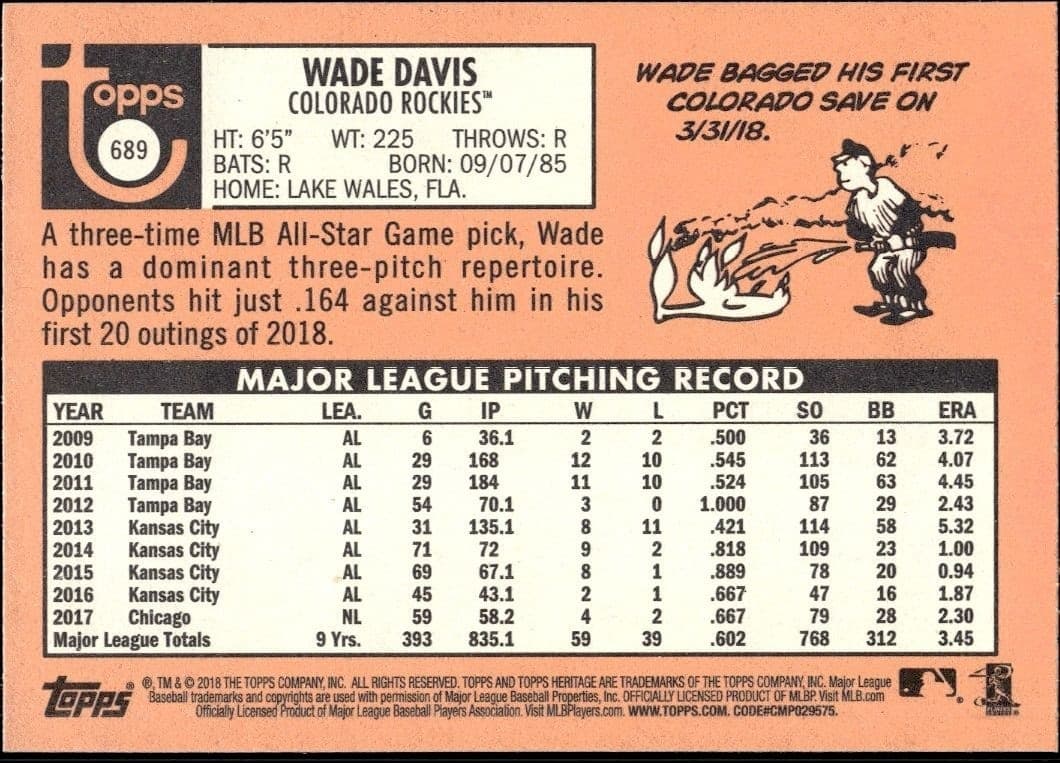 Wade Davis - Back
