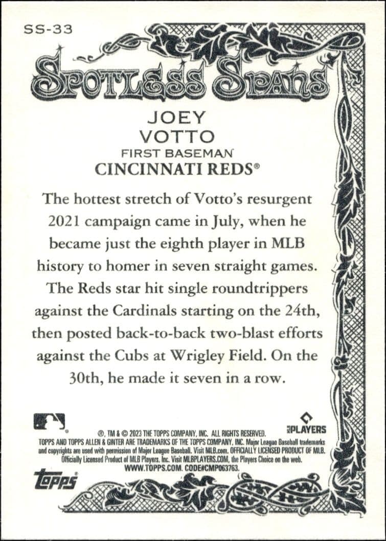 Joey Votto - Back