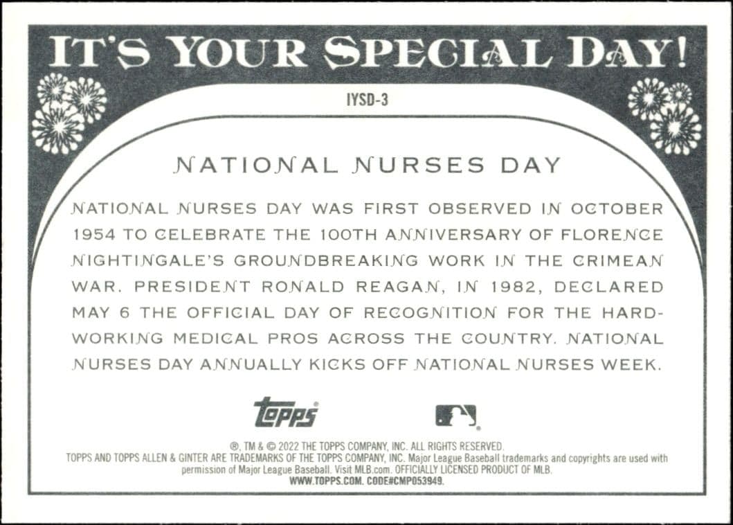 National Nurses Day - Back