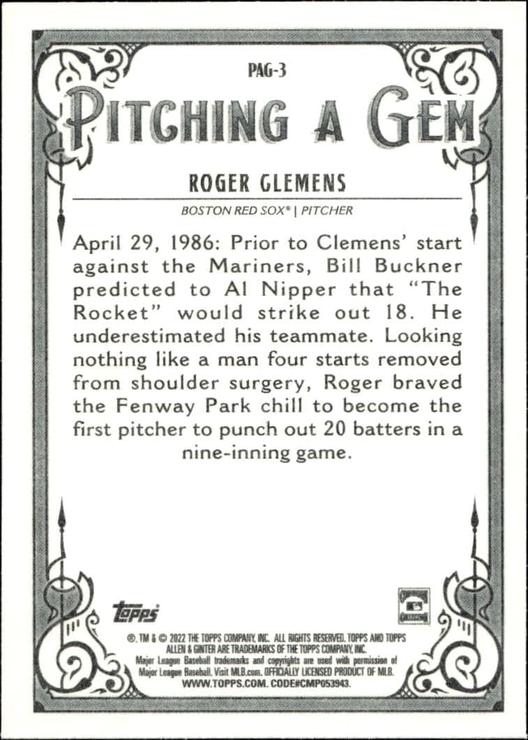 Roger Clemens - Back