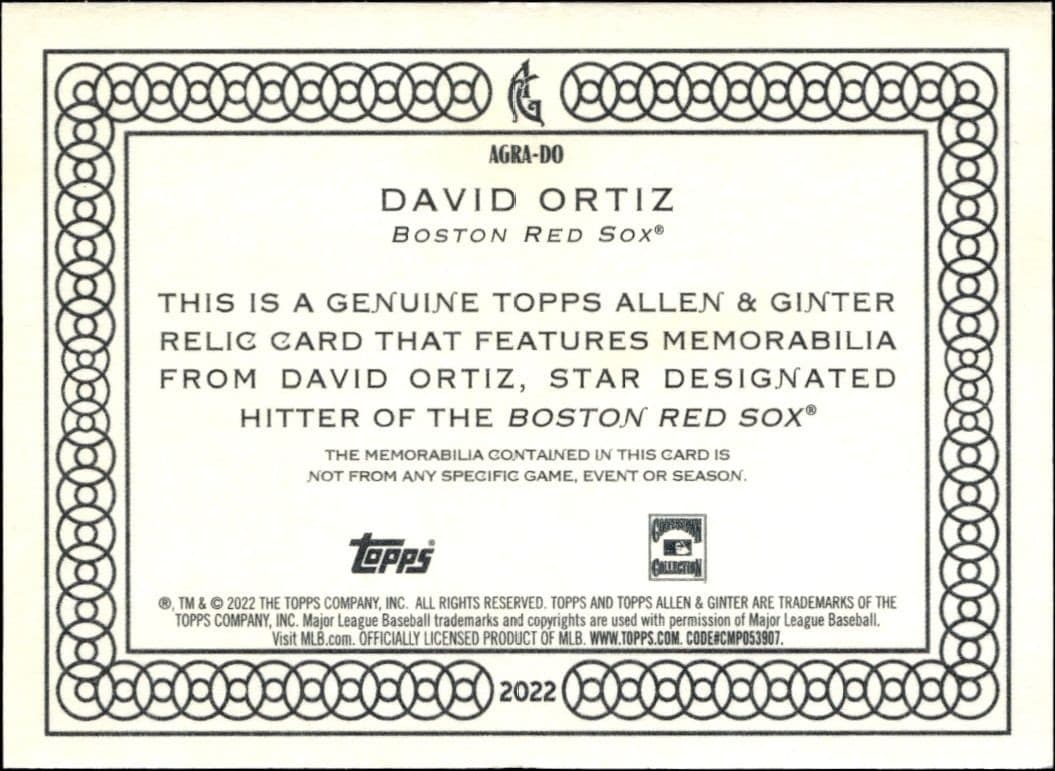 David Ortiz - Back