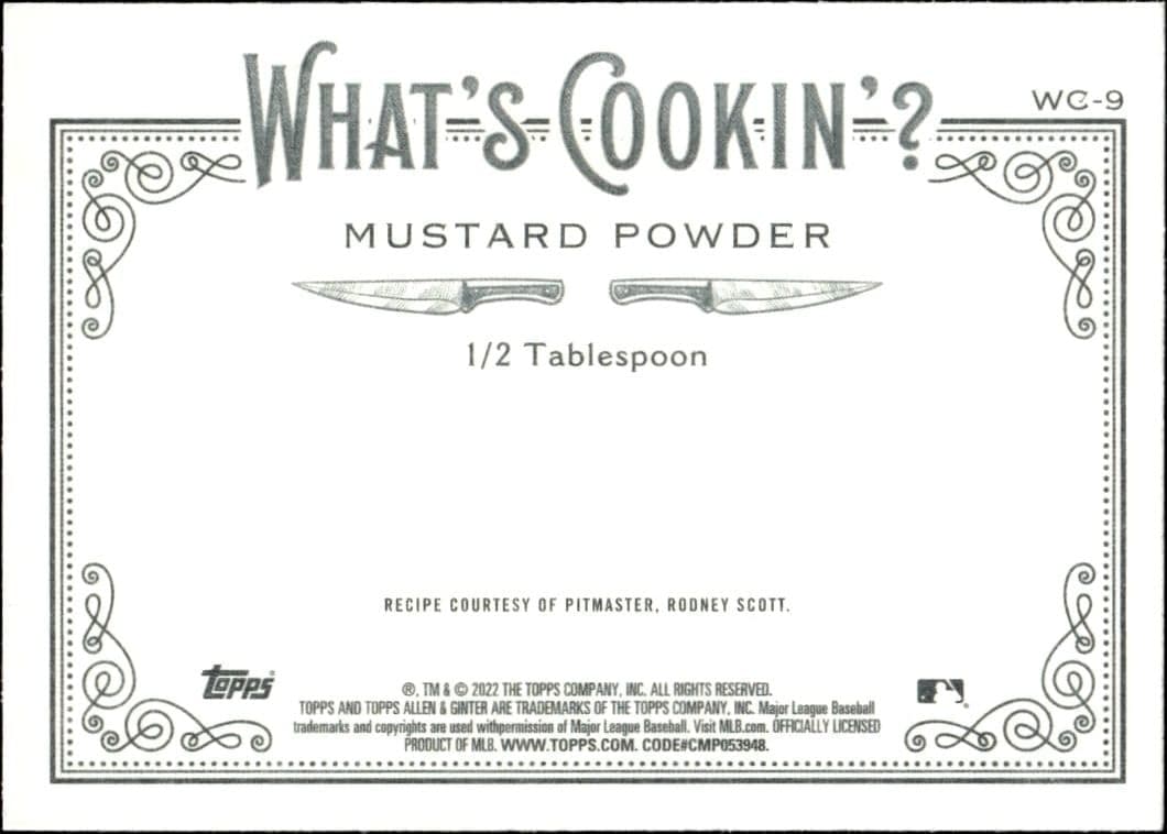 Mustard Powder - Back
