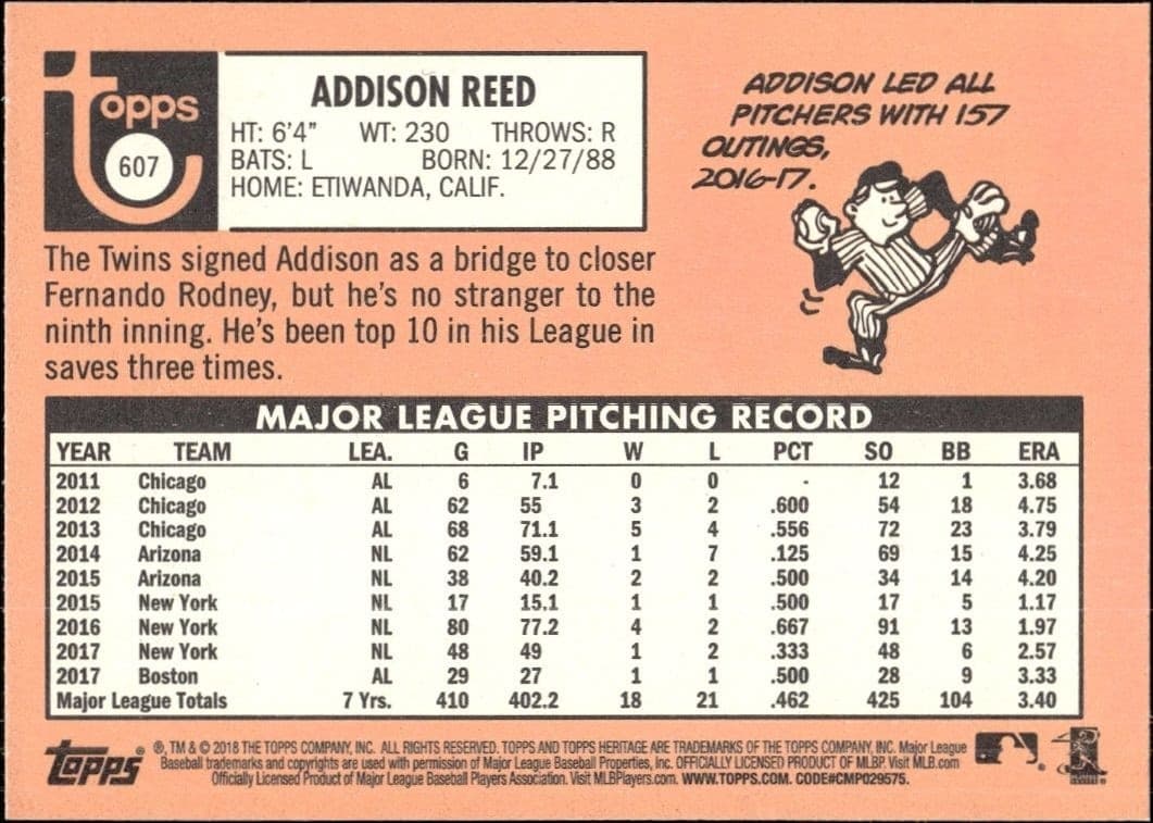 Addison Reed - Back