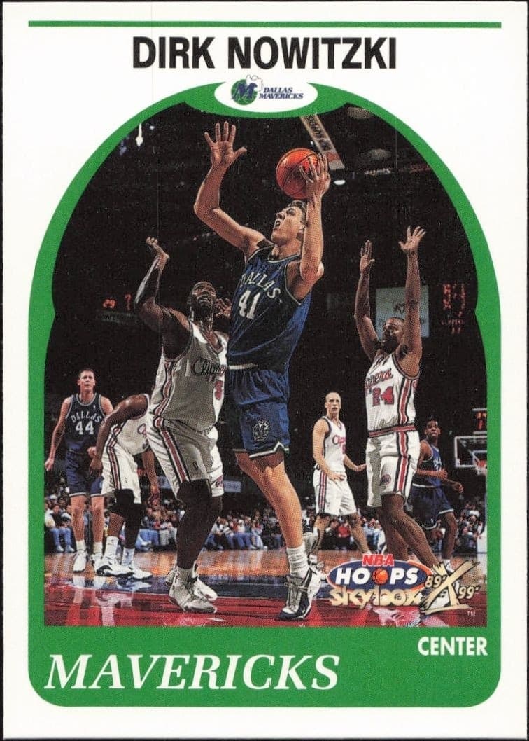1999-00 Skybox NBA Hoops Decade Dirk Nowitzki #164 trading card
