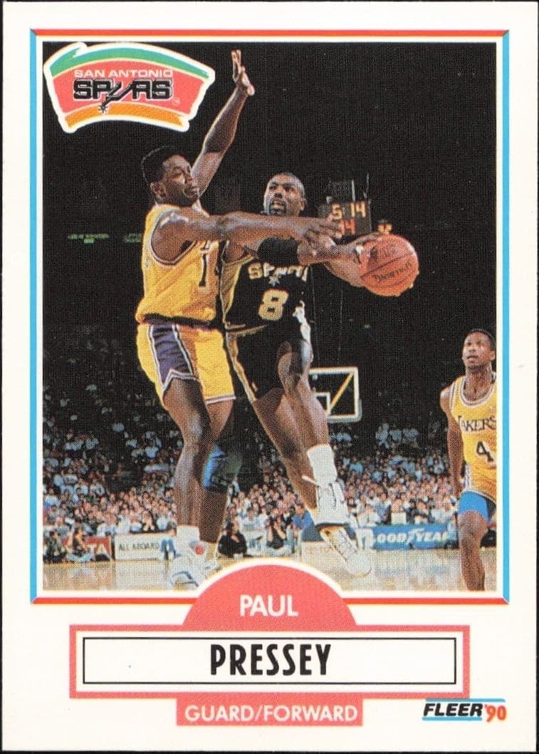 1990-91 Fleer Update Paul Pressey #U-90 trading card