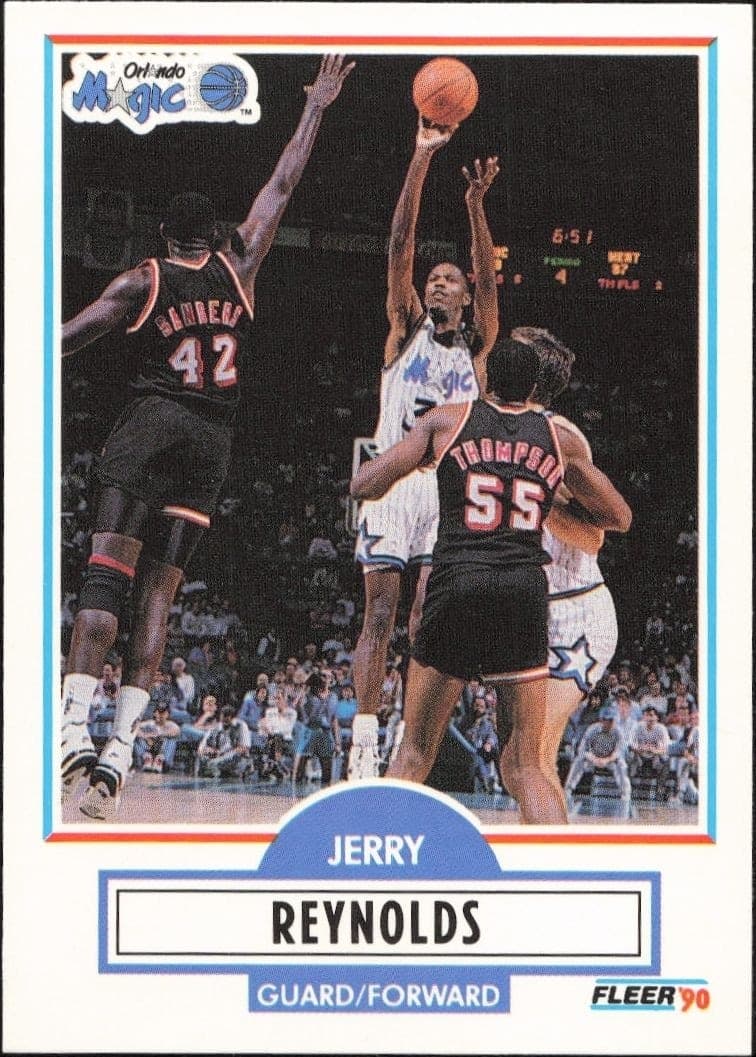 1990-91 Fleer Update Jerry Reynolds #U-67 trading card