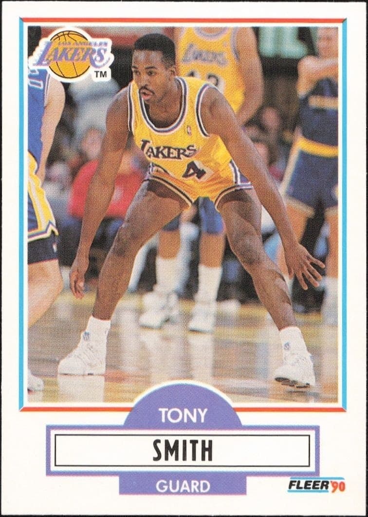 1990-91 Fleer Update Tony Smith #U-45 trading card
