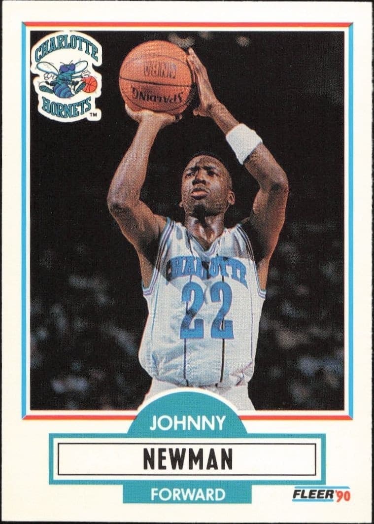 1990-91 Fleer Update Johnny Newman #U-12 trading card