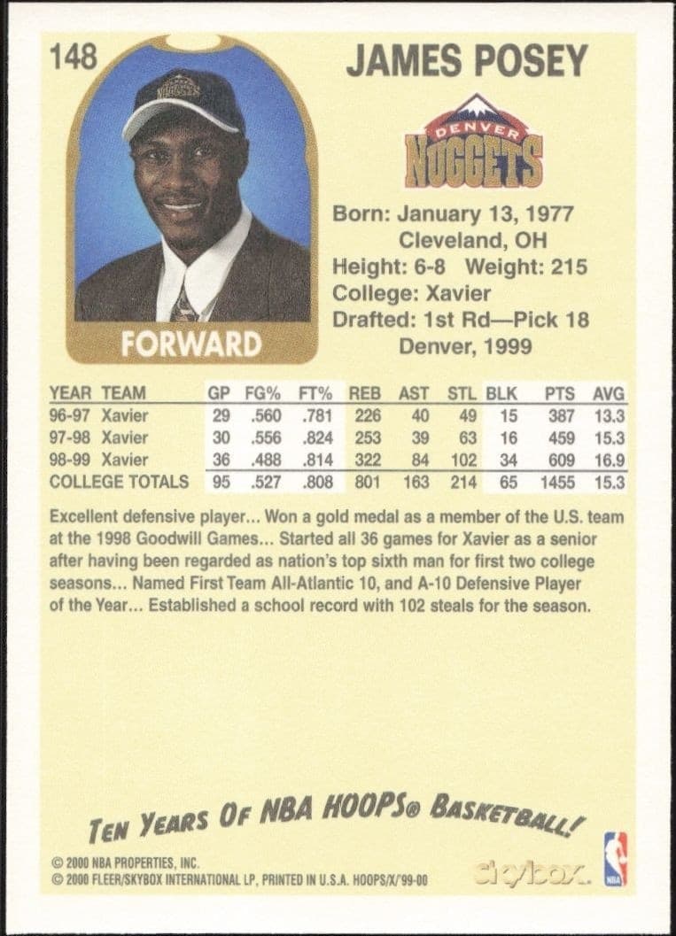 James Posey - Back