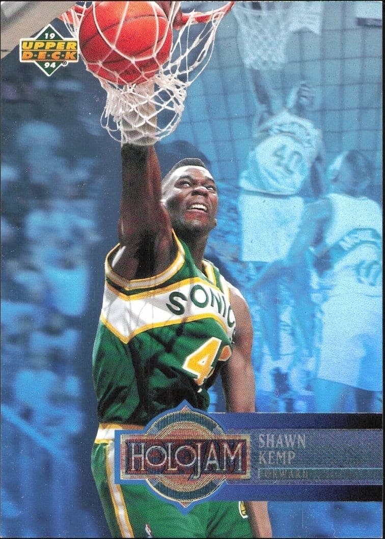 1993-94 Upper-Deck Holojam Shawn Kemp #H25 trading card
