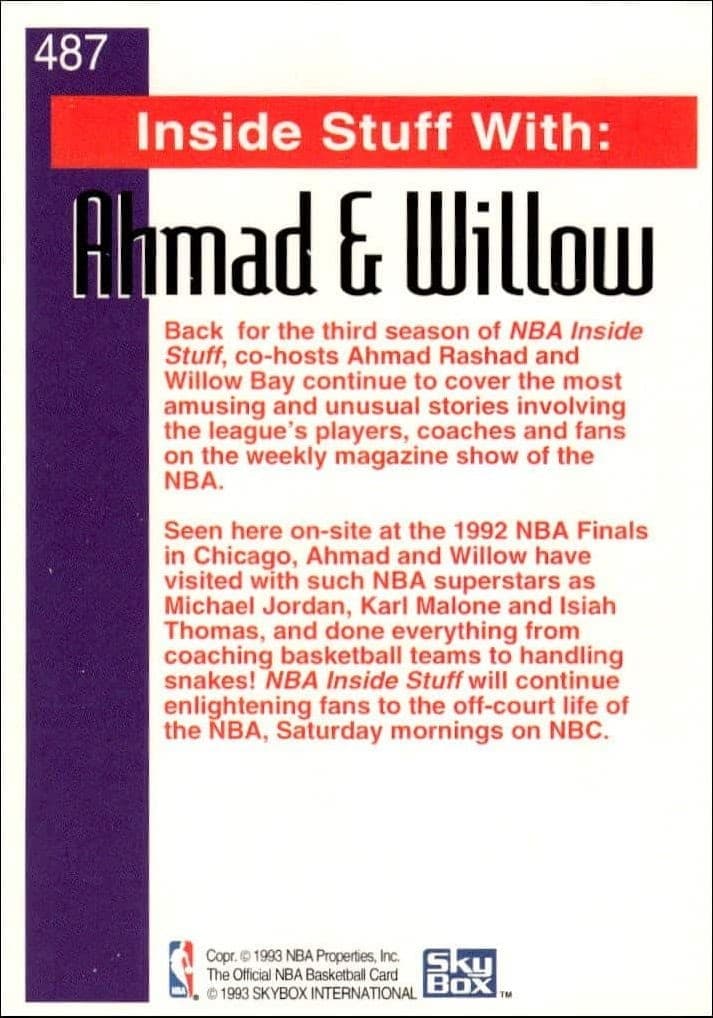 Ahmad Rashad - Back