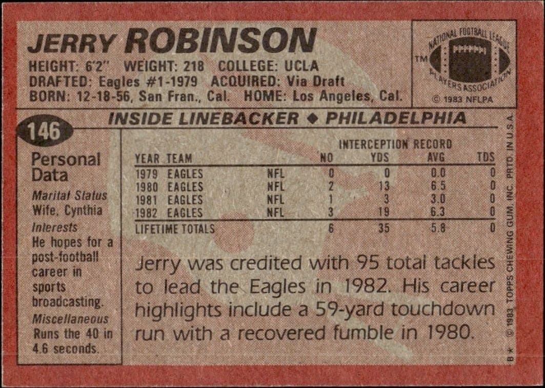 Jerry Robinson - Back