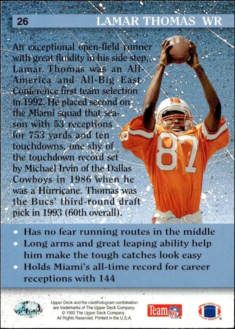 Lamar Thomas - Back