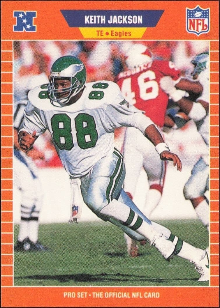 1989 Pro-Set Keith Jackson #318 trading card