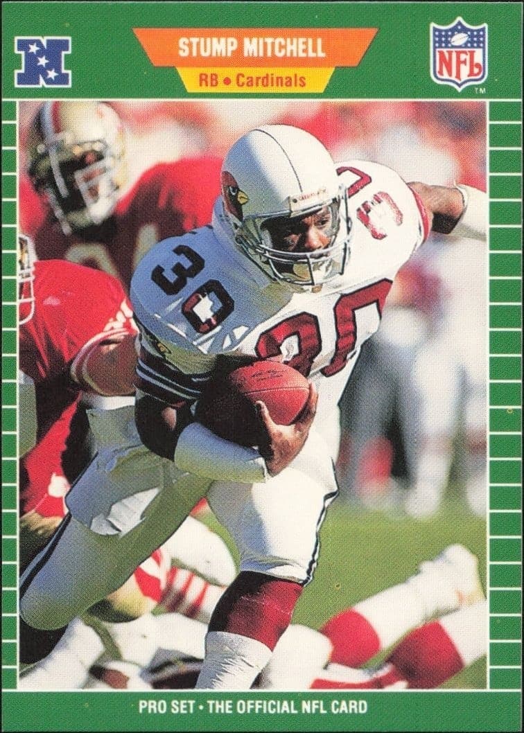 1989 Pro-Set Stump Mitchell #333 trading card