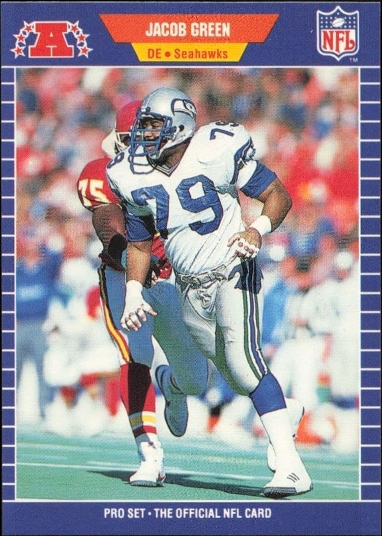 1989 Pro-Set Jacob Green #393 trading card