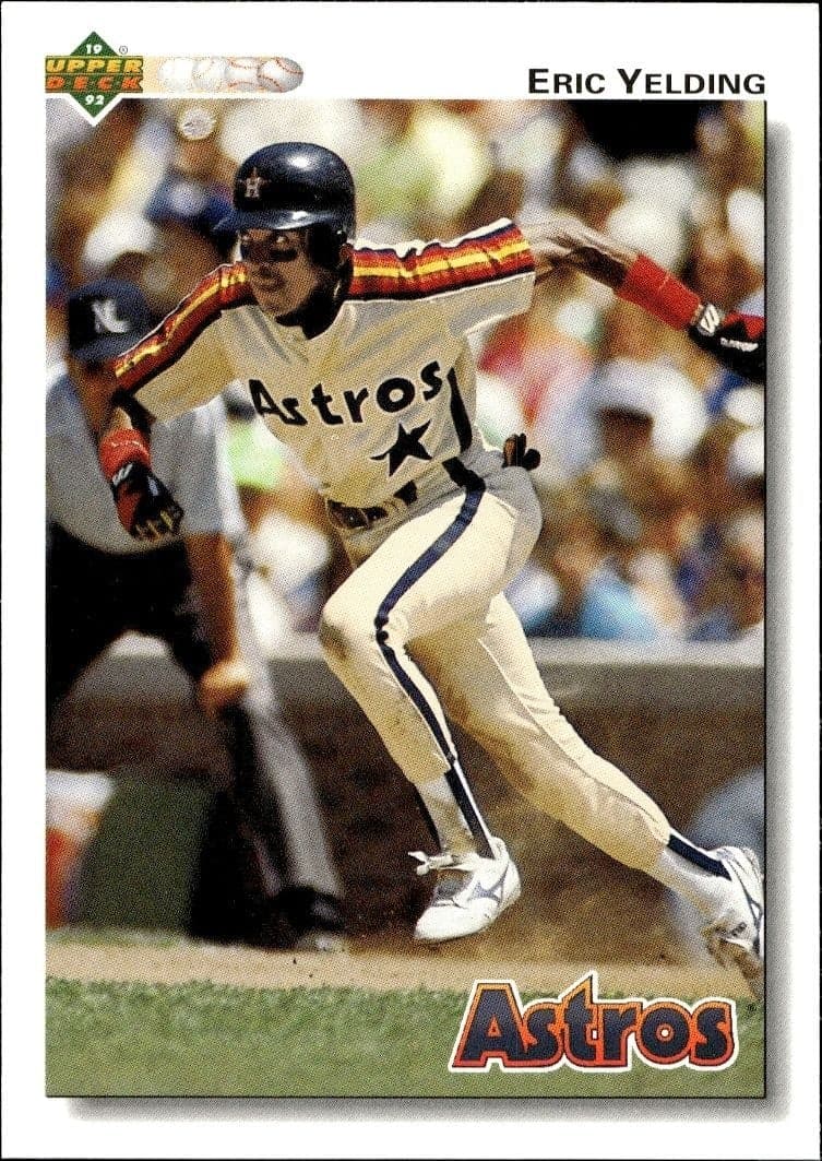 1992 Upper-Deck Low Number Eric Yelding #394 trading card